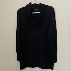 Cable & Gange Oversized Black Sweater Women’s Size M